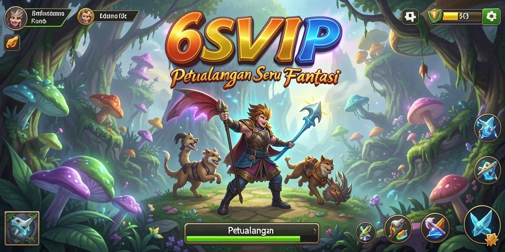 Tampilan antarmuka petualangan 6SVIP yang menawan.