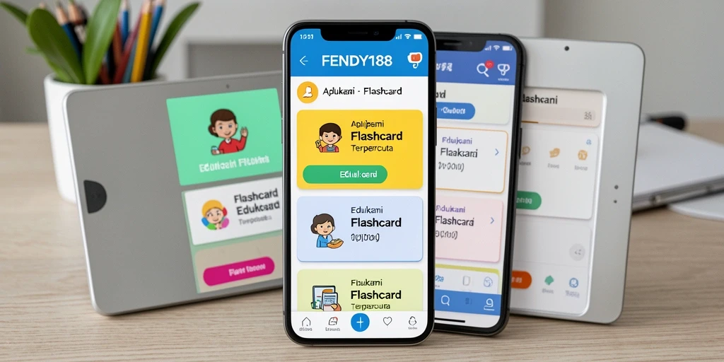 Antarmuka FENDY188 yang menarik dan fungsional untuk belajar Flashcard.