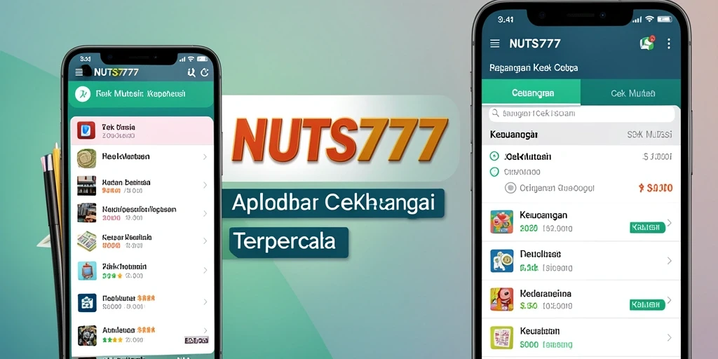 Antarmuka pengguna NUTS777 yang intuitif dan mudah dipahami.