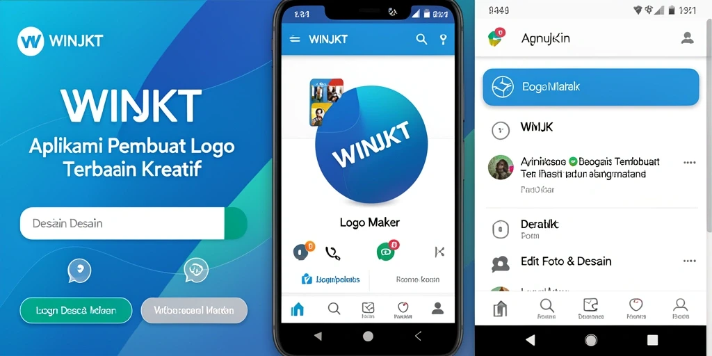 Antarmuka yang intuitif dan fitur lengkap untuk desain logo.