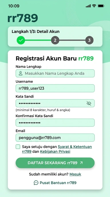 Buat Akun Baru di rr789 dengan Mudah